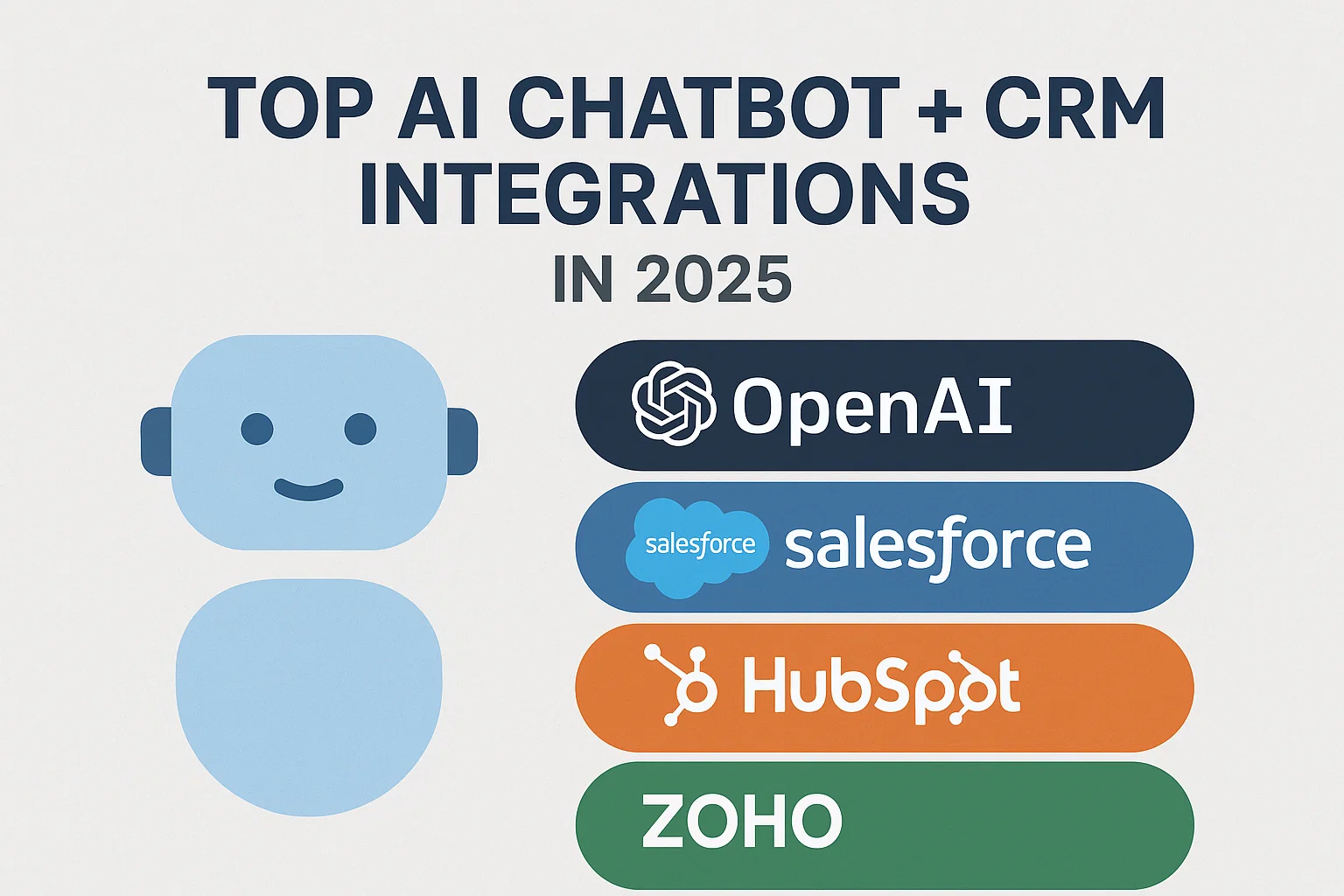 Top AI Chatbot + CRM Integrations in 2026 Hero Image